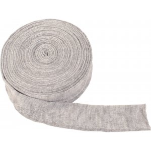 Tissu tricot tubulaire 6 cm gris