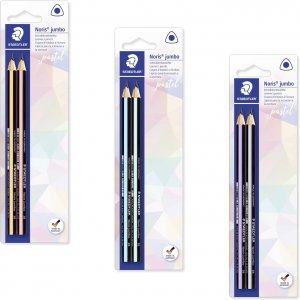 Noris Crayons Jumbo Pastel - 2 crayons