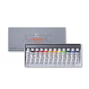 Set de peinture acrylique Shinhan Artist Professional 20ml 12pcs