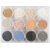 Perles de rocaille - couleurs ternes - 12 x 15 g