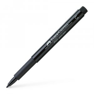 Stylo  dessin PITT Artist Bullet 1.5mm - Noir