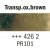 Aquarelle Rembrandt 5 ml - Brun oxyde transparent