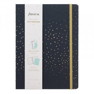 Carnet Filofax A5 - Confetti Charbon