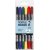 Marqueurs textiles - couleurs standards - 6 pcs