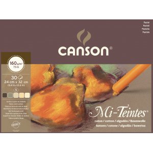 canson Mi-Teintes Papier Pastel Terre 160g - 24x32 cm