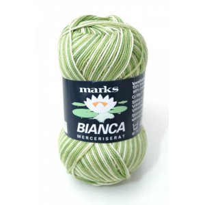 Fil Bianca Ombre - 50g - Vert/blanc (1536)