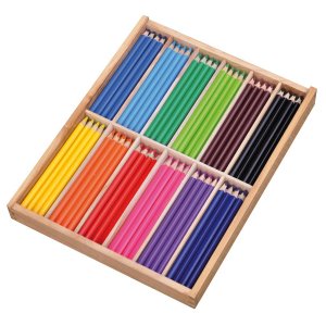 Crayon de couleur 144 triangles