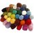 Laine carde - couleurs mlanges - 35 x 100 g