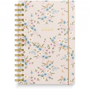 Calendrier Agenda Story fleur 2024 - Rose