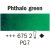 Peinture aquarelle Rembrandt 1/2 tasse - Vert-2-Vert phtalo