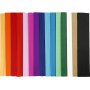 Papier crpon - couleurs mlanges - 60 feuilles