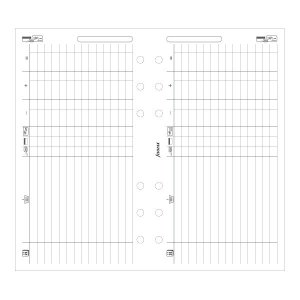 Formulaires financiers pour Filofax Personal (20 feuilles)