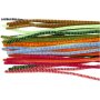 Cure-pipe - 6 mm - couleurs mlanges - ray - 30 pcs