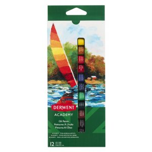 Derwent Academy Peinture  l'huile 12 ml - 12 Couleurs