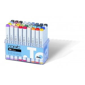 Set Copic Marker - 36 stylos - Couleurs de base