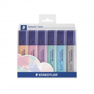 Stylo marqueur Textsurfer Classic Pastel - 6 stylos