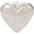 Coeur dco - transparent - 10 pcs