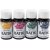 Peinture batik - bleu marine - vert - rose - jaune mas - 4x50 ml