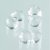 Perles Farfalle 3,2 x 6,5 mm - transparentes 17 g