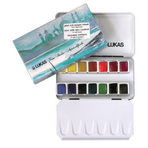 Boite aquarelle Lukas Studio boite mtal