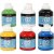 Peinture scolaire - Acrylique - couleurs primaires - mate - 6 x 500 ml