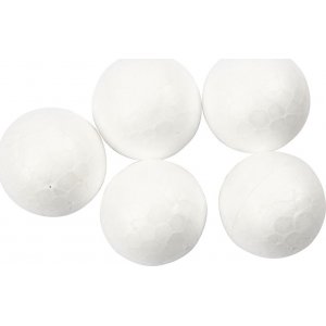 Boules en polystyrne - blanc - 2 cm - 200 pcs