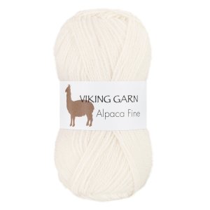 Fil Viking Alpaca Fine 50g - Blanc (600) COPIE