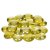 Boules de verre 18 - 20 mm - jaunes 100 g / 20 pcs.