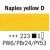 Rembrandt Peinture acrylique 40 ml - Jaune de Naples profond