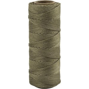 Corde de bambou, marron olive, 65 m