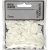 Coeurs en satin - blanc cass - 70 pcs