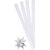 Bandes toiles - blanc - 6,5 cm - 100 bandes