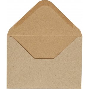 Enveloppe - naturel - 11,5 x 16 cm - 10 pcs