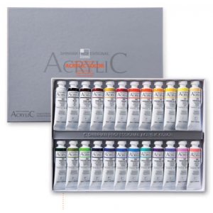 Set de peinture acrylique Shinhan Artist Professional 20ml 24pcs