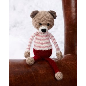 Patron au crochet - Ours en peluche assis