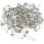 pingles de sret - argent - 100 pcs