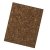 Tissu de lige 45x35 cm 0,8 mm - Marron