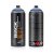 Peinture en arosol Montana Noir 400ml - Sorr.  Bleu