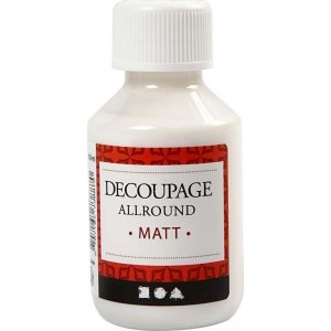 Vernis de dcoupage - polyvalent - mat - 100 ml