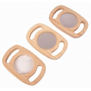 Pack de 3 panneaux de couleur - miroir/transparent