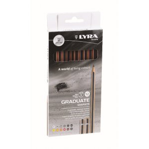 Crayons graphite Lyra Graduate - paquet de 12