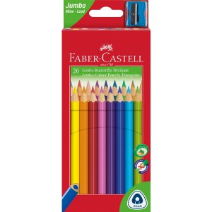 Crayons de couleur Jumbo Triangle - 20 couleurs