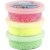 Foam Clay - vert clair - rose fluo - jaune fluo - 3 x 14 g