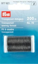 Fil  coudre transparent fonc 200 m