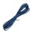 Cordon coton cir  1 mm / 6 m - bleu