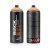 Peinture en arosol Montana Noir 400ml - Infra Orange