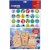 Kit de bricolage Calendrier de Nol, 24 sachets, 3 feuilles d\\\'autocollants