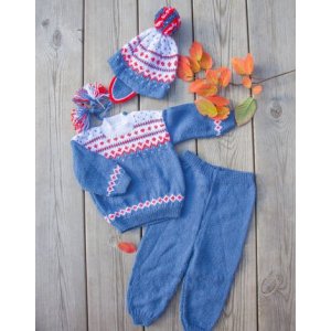 Patron tricot - Pull, Pantalon & Bonnet (tailles bb alt4)