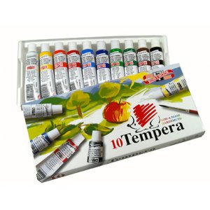 Peinture  la dtrempe en coffret