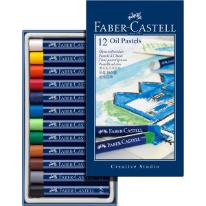 Set de pastels  l'huile Goldfaber Set 12 Crayons